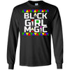 BigProStore Black Girl Magic T-Shirt Melanin Poppin Women African Clothing Design G240 Gildan LS Ultra Cotton T-Shirt / Black / S T-shirt