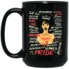 BigProStore Black Girl Rock Pride Coffee Mug African American Melanin Afro Girls BM15OZ 15 oz. Black Mug / Black / One Size Coffee Mug