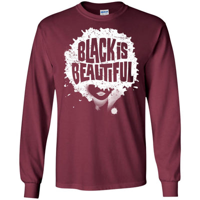 Black Is Beautiful African American T-Shirt Melanin Popping Clothing BigProStore