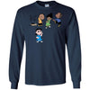 BigProStore Black People Pride African American T-Shirt For Pretty Melanin Kids G240 Gildan LS Ultra Cotton T-Shirt / Navy / S T-shirt