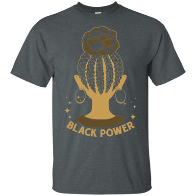 BigProStore Black Power T-Shirt African American Apparel For Melanin Poppin Women G200 Gildan Ultra Cotton T-Shirt / Dark Heather / S T-shirt