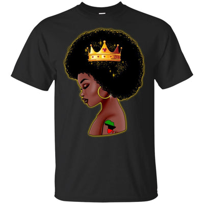 BigProStore Black Queen African American T-Shirt For Melanin Poppin Women Pro Girl G200 Gildan Ultra Cotton T-Shirt / Black / S T-shirt