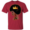BigProStore Black Queen African American T-Shirt For Melanin Poppin Women Pro Girl G200 Gildan Ultra Cotton T-Shirt / Cardinal / S T-shirt
