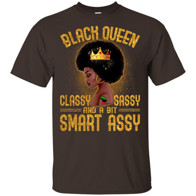 BigProStore Black Queen Classy Sassy And A Bit Smart Assy African American T-Shirt G200 Gildan Ultra Cotton T-Shirt / Dark Chocolate / S T-shirt
