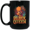 BigProStore Black Queen Mug Coffee African American Cup For Melanin Pride Women BM15OZ 15 oz. Black Mug / Black / One Size Coffee Mug