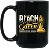 BigProStore Black Queen Powerful Beyond Measure Coffee Mug African Afro Girl Cup BM15OZ 15 oz. Black Mug / Black / One Size Coffee Mug