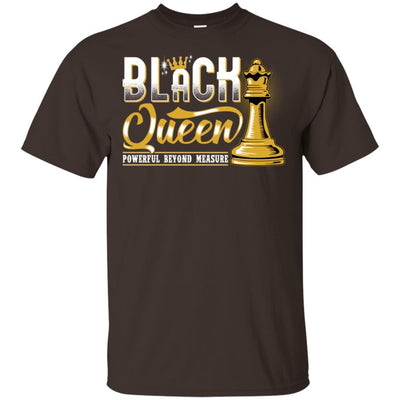 Black Queen Powerful Beyond Measure T-Shirt African Afro Girl Clothing BigProStore