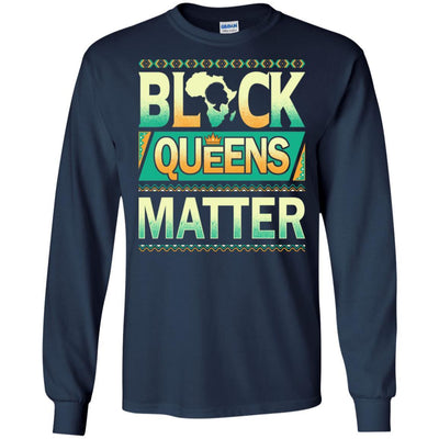 Black Queens Matter T-Shirt African American Apparel For Afro Girls BigProStore