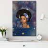 BigProStore Africa Canvas Design Black Chibi Girl Home Decor Canvas / 8" x 12" Canvas