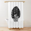 BigProStore Ocean Shells Bathroom Shower Curtains Black Seashell Blink Star Polyester Waterproof Bathroom Curtain 3 Sizes Seashell Shower Curtain / Small (165x180cm | 65x72in) Seashell Shower Curtain
