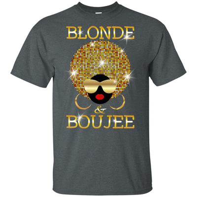 Blonde And Boujee African American T-Shirt Form Melanin Poppin Women BigProStore
