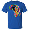 BigProStore Colorful Lion T-Shirt African American Clothing For Melanin King Queen G200 Gildan Ultra Cotton T-Shirt / Royal / S T-shirt