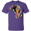 BigProStore Colorful Lion T-Shirt African American Clothing For Melanin King Queen G200 Gildan Ultra Cotton T-Shirt / Purple / S T-shirt