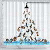BigProStore Badger Dog Bathroom Decor Ideas Dachshund Lovely Fantasy Fabric Bath Bathroom Dachshund Themed Gifts Dachshund Shower Curtain / Small (165x180cm | 65x72in) Dachshund Shower Curtain