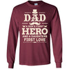 Dad A Son's First Hero A Daughter's First Love Father's Day T-Shirt BigProStore