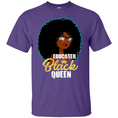 Educated Black Queen T-Shirt African Clothing For Melanin Poppin Girl