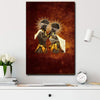 BigProStore African Fashion Canvas Falling In Love Home Decor Canvas / 8" x 12" Canvas