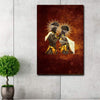 BigProStore African Fashion Canvas Falling In Love Home Decor Canvas