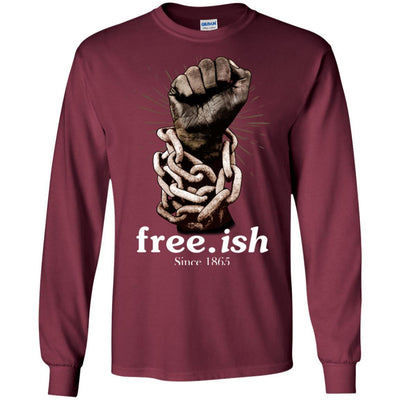 Free-Ish Since 1865 African American Pro Back Peope T-Shirt Afro Pride BigProStore