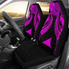 BigProStore Tokelau Polynesian Car Seat Covers Pride Seal And Hibiscus Pink BPS39 Set Of 2 / Universal Fit / Pink CAR SEAT COVERS
