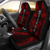 BigProStore Samoa Car Seat Covers - Polynesian Tattoo Red BPS09 Set Of 2 / Universal Fit / Red CAR SEAT COVERS