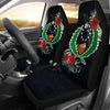BigProStore Pohnpei Car Seat Covers - Pohnpei Flag Hibiscus BPS2 1ST Set Of 2 / Universal Fit / Black CAR SEAT COVERS