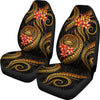 BigProStore American Samoa Polynesian Car Seat Covers - Gold Plumeria BPS11 Set Of 2 / Universal Fit / GOLD CAR SEAT COVERS