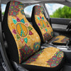 BigProStore Hippie Car Seat Covers Hippy Bohemian Peace Sign Floral Mandala Themed Universal Seat Covers Set Of 2 Car Seat Protectors. Car Seat Covers