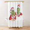 BigProStore The Grinch Shower Curtain Funny Grinch Polyester Water Proof Material Bathroom Accessories 3 Sizes Grinch Shower Curtain / Small (165x180cm | 65x72in) Grinch Shower Curtain