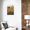 BigProStore Sunflower Art Canvas Golden Bright Sunflowers Designs Canvas / 12" x 18" Canvas