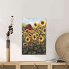 BigProStore Sunflower Art Canvas Golden Bright Sunflowers Designs Canvas / 16" x 24" Canvas