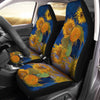 BigProStore Sunflower Car Seat Covers Golden Shine Sunflower Car Seat Protector Universal Fit (Set of 2 Car Seat Covers Car Seat Cover