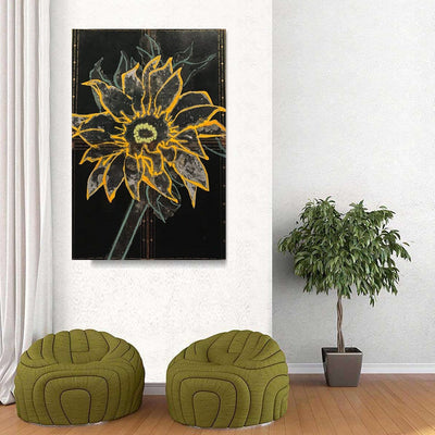 BigProStore Sunflower Canvas Art Golden Sunflowers Living Room Bedroom Bathroom Home Decoration Canvas / 32" x 48" Canvas