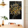 BigProStore Sunflower Canvas Art Golden Sunflowers Living Room Bedroom Bathroom Home Decoration Canvas