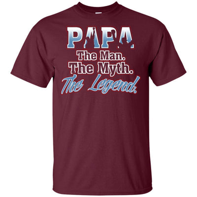 Grandpa Dad Father's Day Gift Papa The Man The Myth The Legend T-Shirt BigProStore