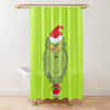 BigProStore Mr Grinch Shower Curtain Green Grinch Noel Shower Curtain Polyester Waterproof Bathroom Curtain 3 Sizes Grinch Shower Curtain / Small (165x180cm | 65x72in) Grinch Shower Curtain