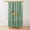 BigProStore Grinch Bath Decor Grinch Eat Gift Polyester Shower Curtain Waterproof Bathroom Decor 3 Sizes Grinch Shower Curtain / Small (165x180cm | 65x72in) Grinch Shower Curtain