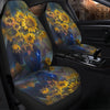 BigProStore Sunflower Car Seat Covers Growing Beautiful Sunflower Back Seat Covers Universal Fit (Set of 2 Car Seat Covers Car Seat Cover