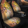 BigProStore Sunflower Seat Covers Happiness Sunflower Best Car Seat Covers Universal Fit (Set of 2 Car Seat Covers Car Seat Cover