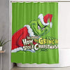 BigProStore Grinch Bath Decor How The Grinch Stole Noel Polyester Water Proof Material Bathroom Curtain 3 Sizes Grinch Shower Curtain / Small (165x180cm | 65x72in) Grinch Shower Curtain