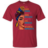 I Am Black Woman Beautiful Magic Intelligent Afro Pride Rock T-Shirt BigProStore