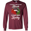 I Didn'T Ask To Be Pro Black I Just Got Lucky T-Shirt African Clothing BigProStore