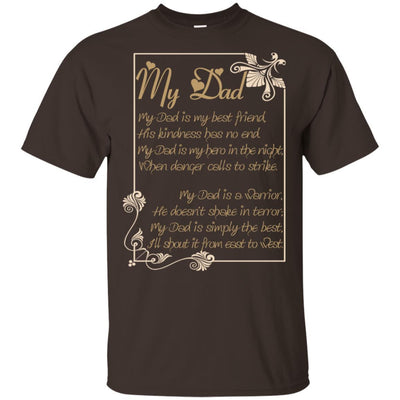 I Love You Dad Poem T-Shirt Special Gift Idea For Daddy Father In Law BigProStore