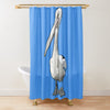 BigProStore Pelican Bathroom Shower Curtains It_S Is A Pelican Life Cartoon Polyester Waterproof Home Bath Decor 3 Sizes Pelican Shower Curtain / Small (165x180cm | 65x72in) Pelican Shower Curtain