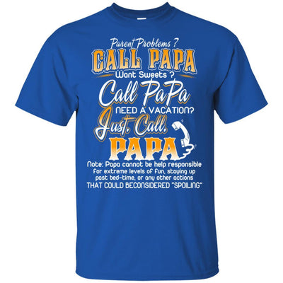Just Call Papa T-Shirt Father's Day Unique Gift Idea For Grandpa Dad BigProStore