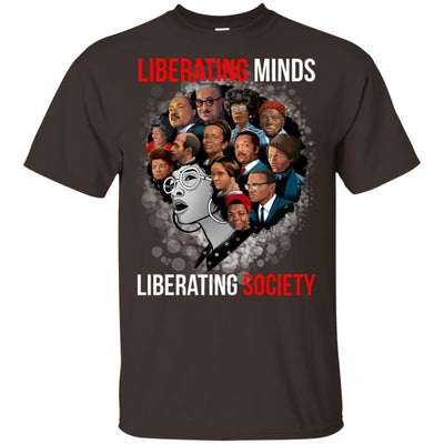 Liberating Minds Liberating Society T-Shirt African American Clothing BigProStore