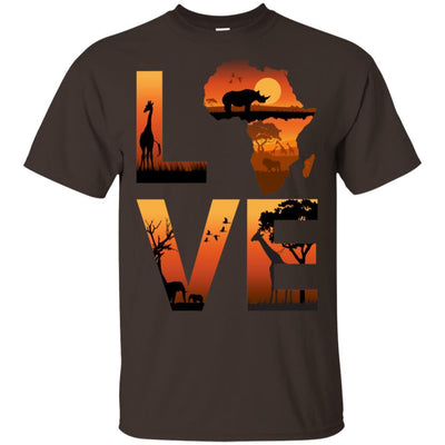 Love T-Shirt African American Graphic Design Clothing For Pro Black BigProStore