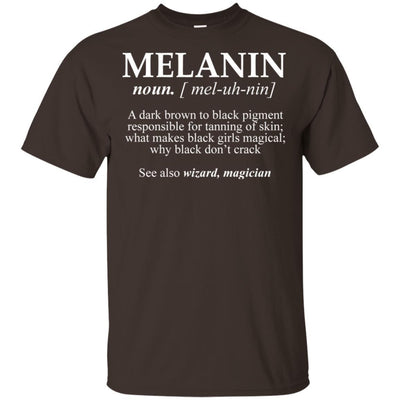 Melanin T-Shirt A Dark Brown To Black Pigment Responsible Tanning Skin BigProStore