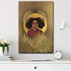 BigProStore African American Motivational Canvass Melanin Vintage Girl Home Decor Canvas / 8" x 12" Canvas