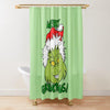 BigProStore Mr Grinch Shower Curtain Merry Grinch Shower Curtain Polyester Waterproof Home Bath Decor 3 Sizes Grinch Shower Curtain / Small (165x180cm | 65x72in) Grinch Shower Curtain